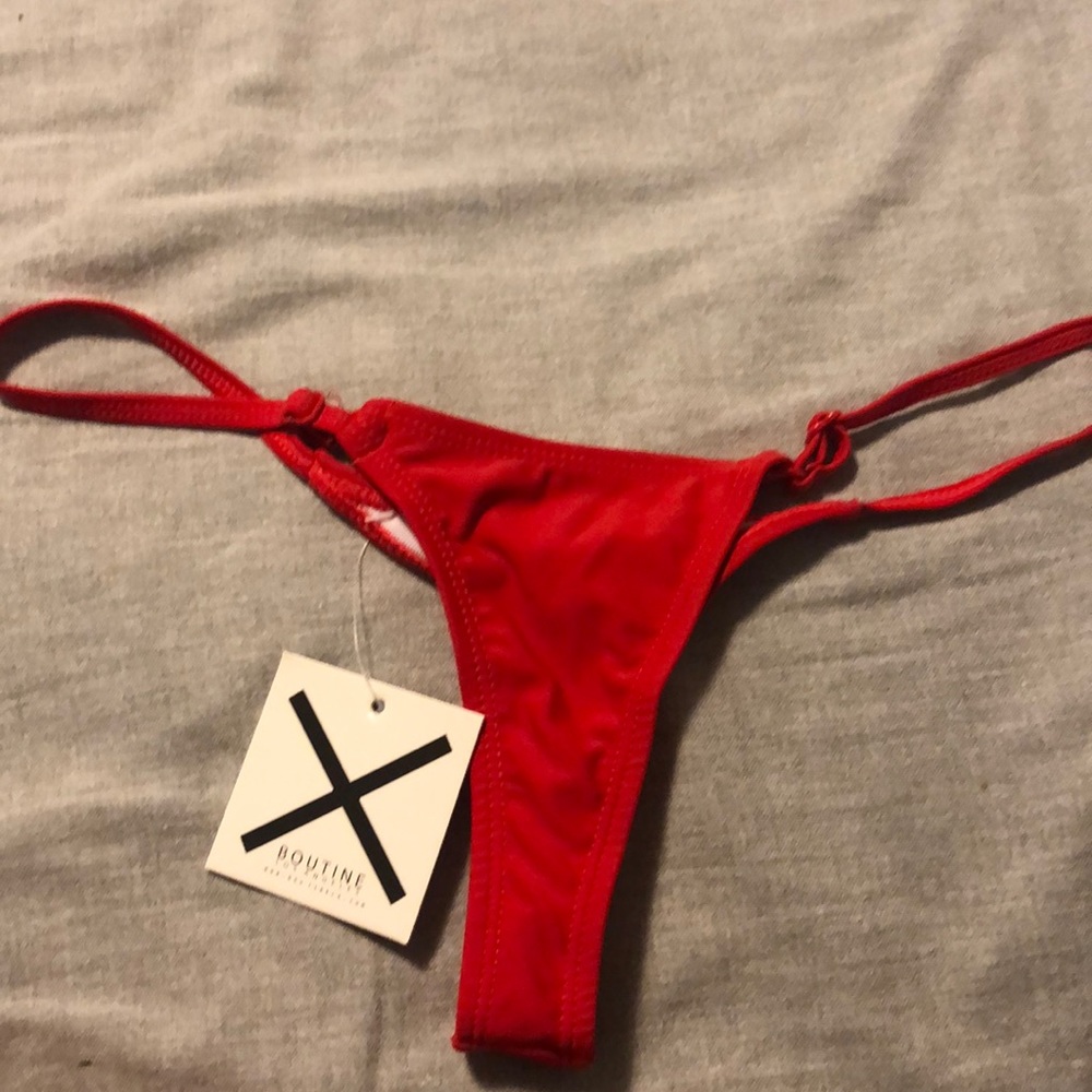 Boutine LA red bikini bottoms